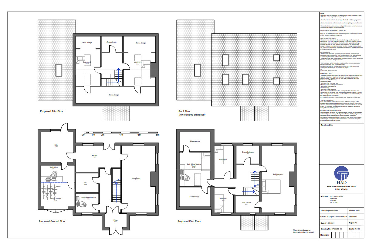 Change of use from dwelling (Class C3) to children's care home for up to four young people (Class C2)